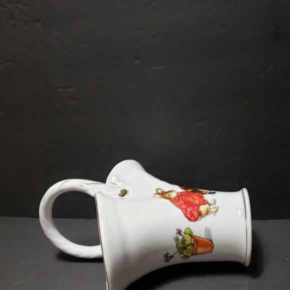 Vintage 2002 THE WORLD Of BEATRIX POTTER "Peter Rabbit & Benjamin Bunny" Basket - Picture 7 of 9